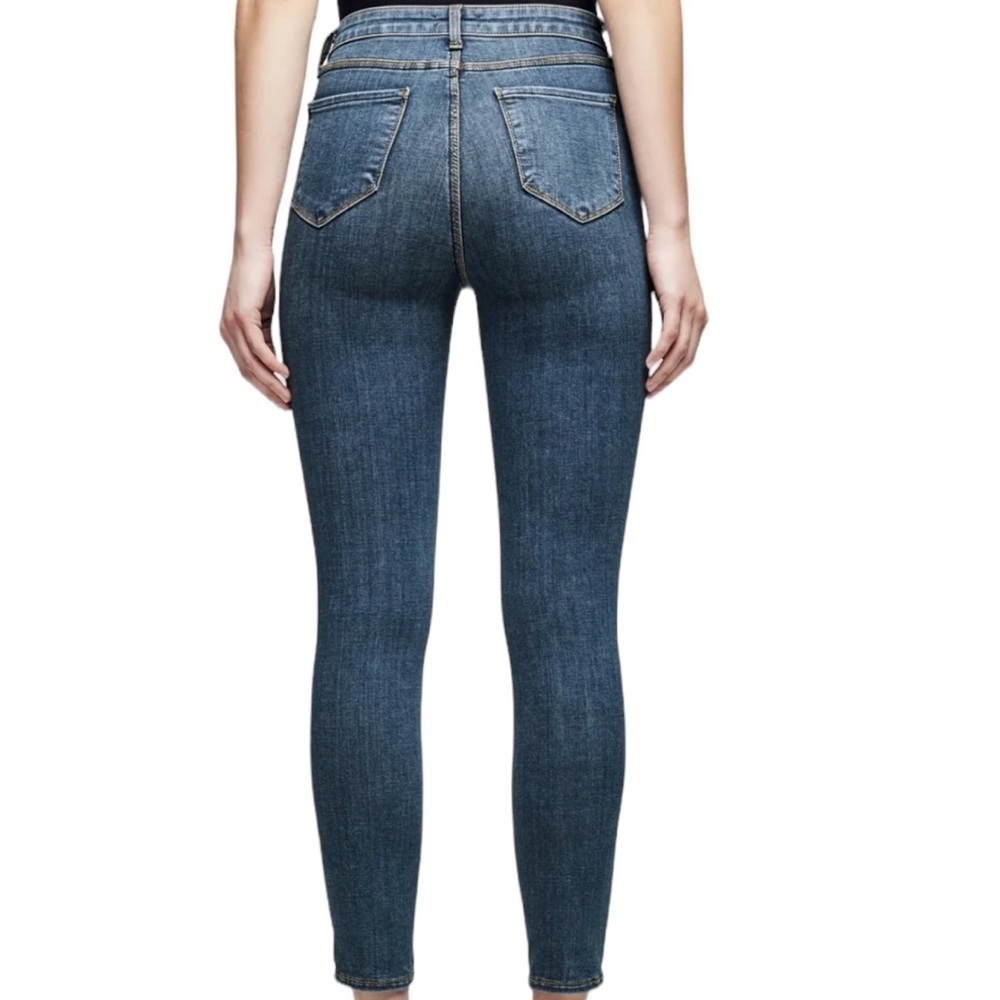 L’AGENCE Margot High Rise Skinny Jeans New Vintage Size 27 Stretch Denim Ankle - Picture 2 of 8